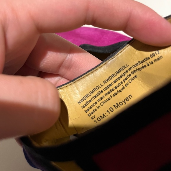 Drumroll Suede Color Block Heels - Picture 3 of 3